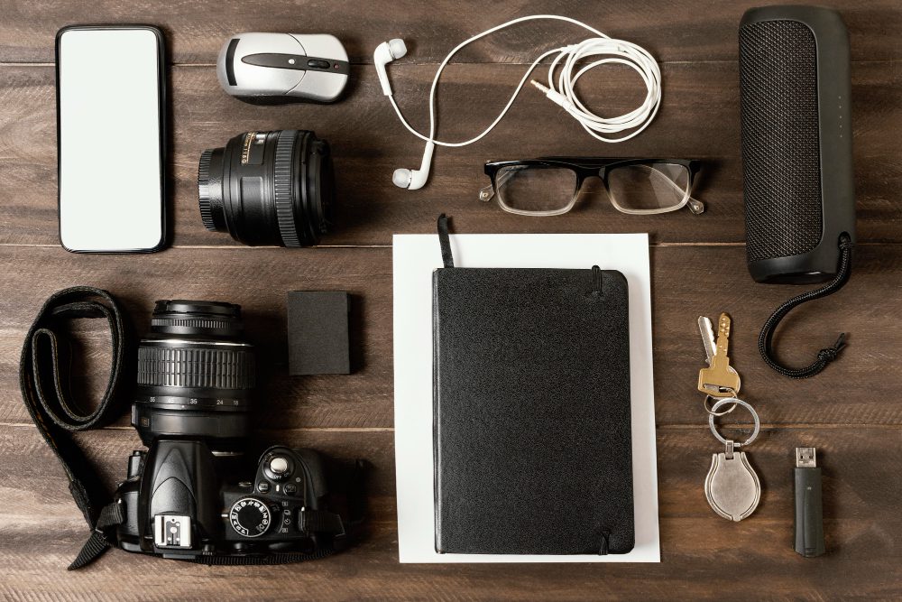 materiales preparados antes de grabar curso online