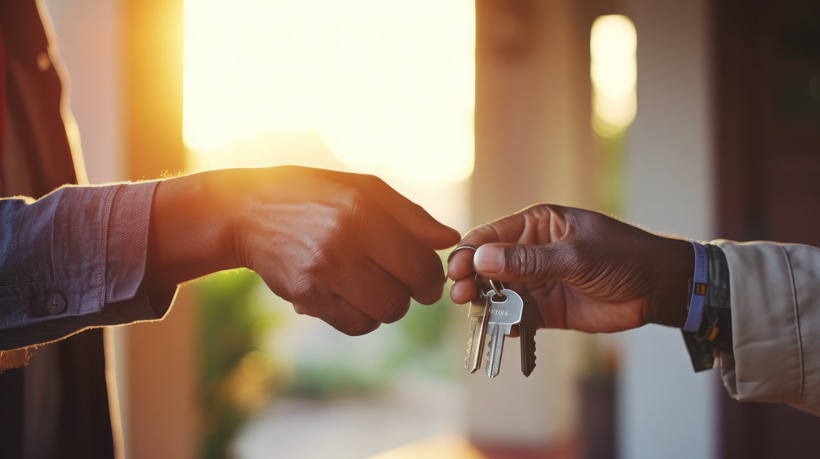Entrega de llaves de una vivienda
