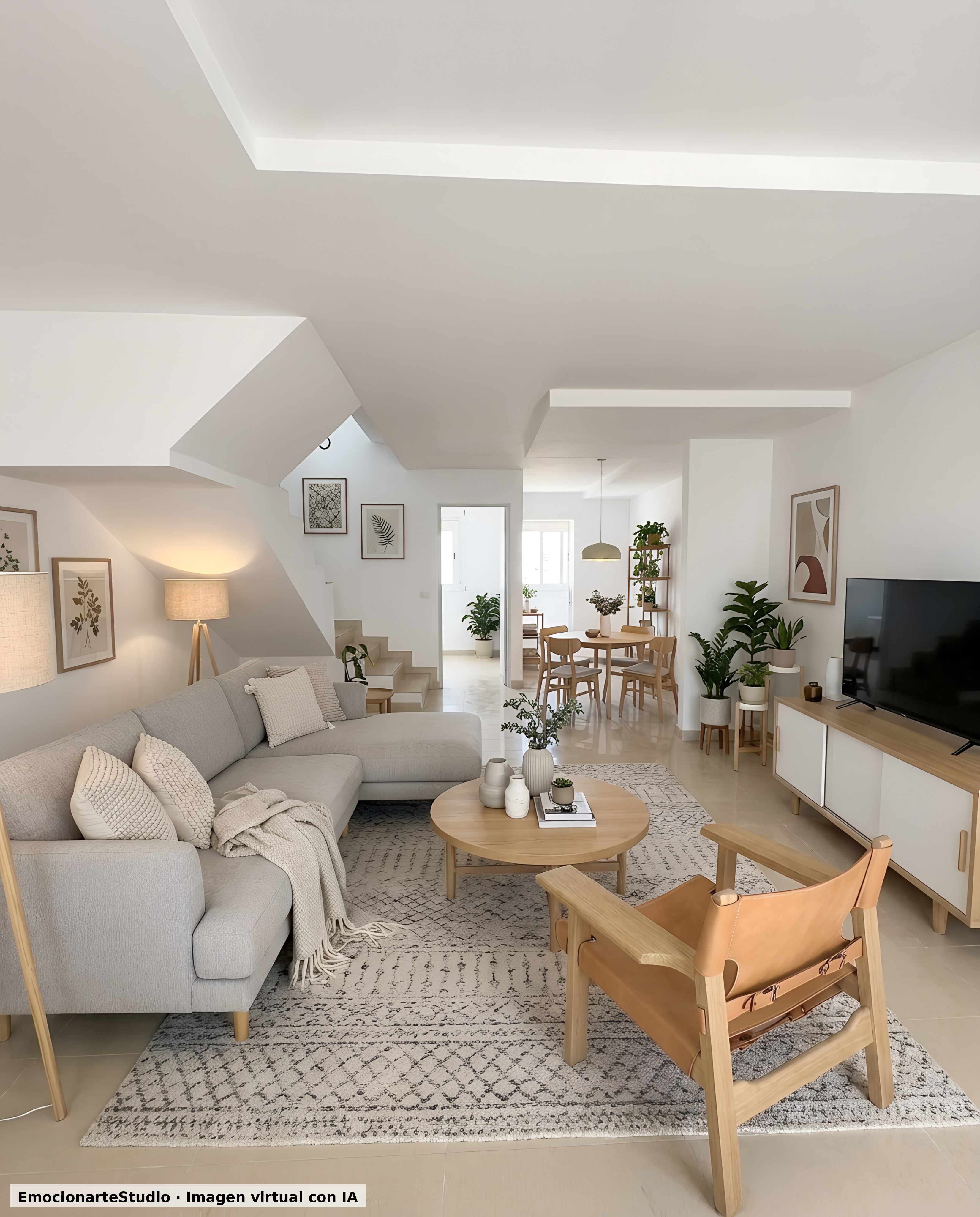Vivienda en obra · después con IA
