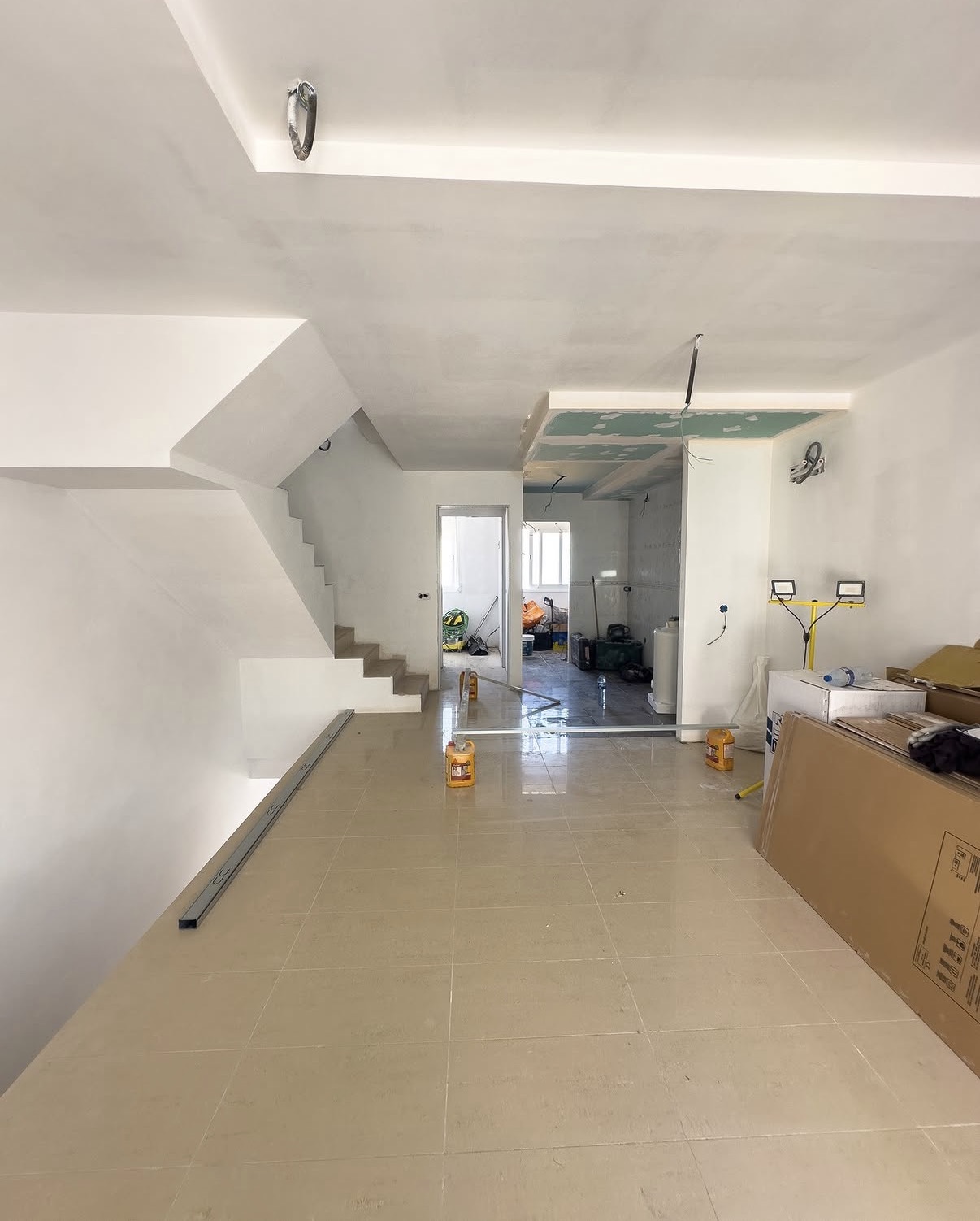 Vivienda en obra · antes