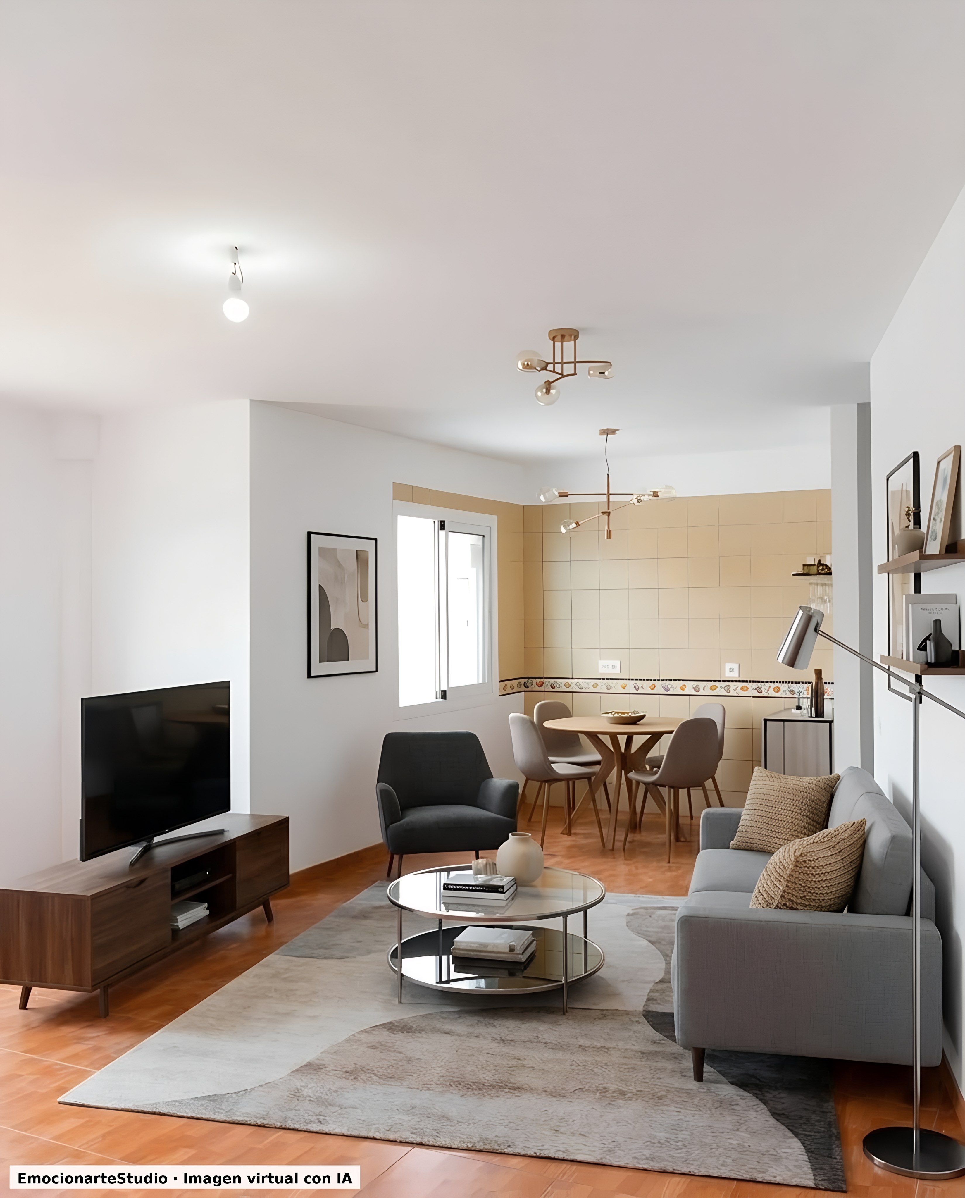 Cocina renovada · después con IA